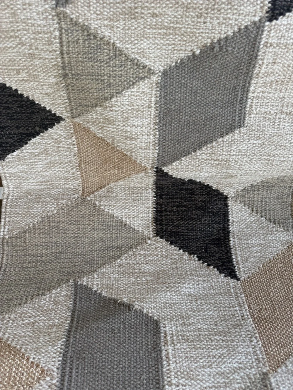 Neutral Geometric Woven Wall Hanging - Brand:
